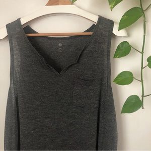 S.o. Grey Static Tank Top